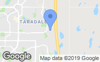 Map of Lake Bonavista, AB