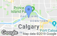 Map of Lake Bonavista, AB