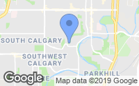 Map of Lake Bonavista, AB