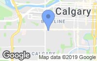 Map of Lake Bonavista, AB
