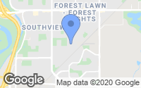 Map of Lake Bonavista, AB