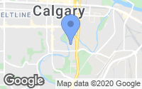 Map of Lake Bonavista, AB