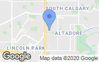 Map of Lake Bonavista, AB