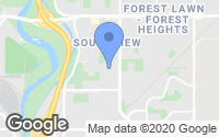 Map of Lake Bonavista, AB