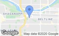 Map of Lake Bonavista, AB
