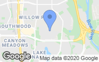 Map of Lake Bonavista, AB